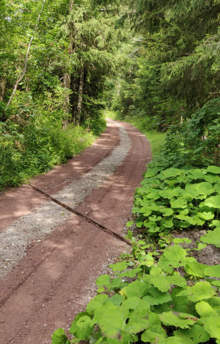 Einschotterung Weg